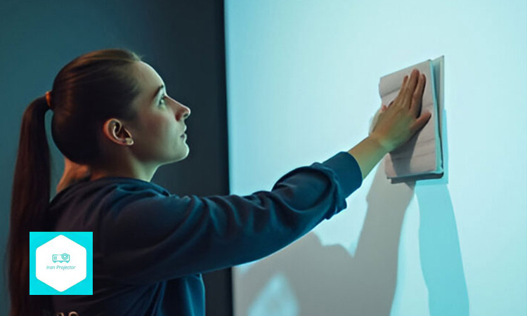 روشهای تمیز کردن پرده نمایش