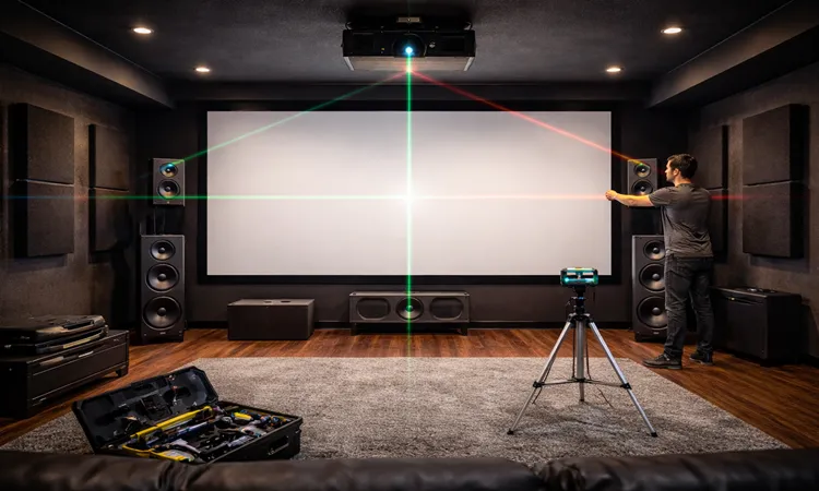 جانمایی تجهیزات برای تجربه صوت و تصویر واقعی | ایران پروژکتور