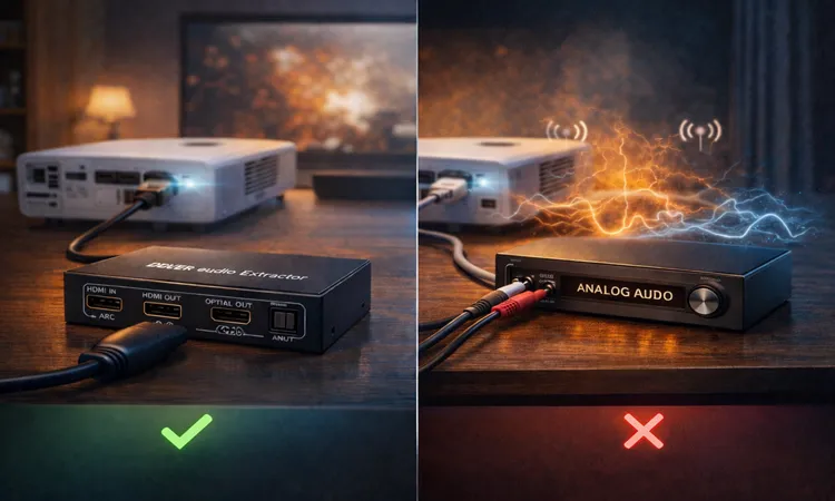 راهنمای انتخاب مسیر اتصال برای حالت ساندبار، AVR و نبود eARC | ایران پروژکتور