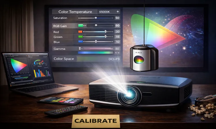 نقش کاليبراسيون و تنظيمات در رسيدن به رنگ درست | ایران پروژکتور