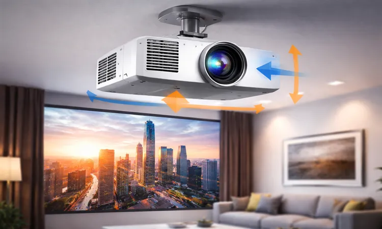 لنز شيفت Lens Shift)) در ويدئو پروژکتور چيست؟ چه زمانی از کيستون بهتر است؟ | ایران پروژکتور