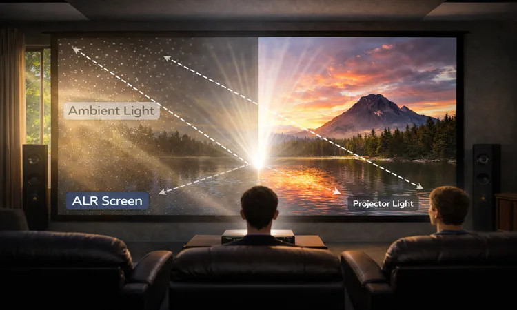 چه زمانی بايد سراغ پرده های مقاوم به نور محيط (ALR) رفتاگر بودجه کافی دارید و محیط شما دارای نور غیرقابل کنترل است، پرده ALR و گين مخصوص آن بهترین گزینه است. ALR مخفف Ambient Light Rejection است. این پرده ها معمولا دارای گین پایین (بین 0.6 تا 0.8) هستند اما ساختار لایه لایه و میکروسکوپی آن ها به گونه ای طراحی شده که فقط به نور پروژکتور اجازه بازتاب می دهد.این پرده ها با جذب نور سقف و پنجره، کنتراست را تا چندین برابر افزایش می دهند. بنابراین در انتخاب پرده برای اتاق روشن، به جای اصرار بر عدد گین بالا، باید به دنبال تکنولوژی دفع نور محیطی باشید. این پرده ها می توانند تجربه ای شبیه به یک تلویزیون غول پیکر 100 اینچی را در اواسط روز برای شما فراهم کنند. | ایران پروژکتور